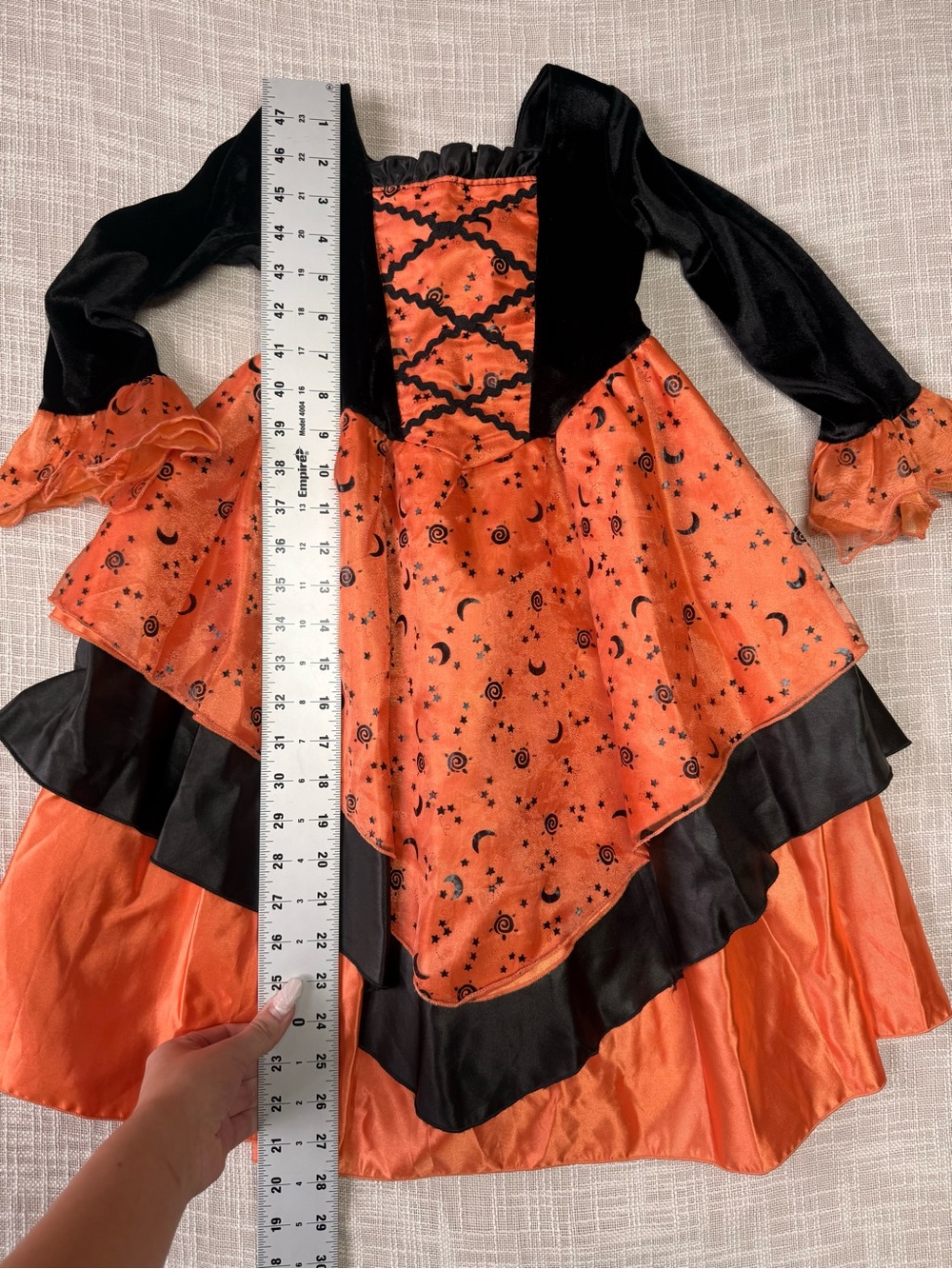 Koala Kids 2T Halloween Witch Dress Orange Black Costume